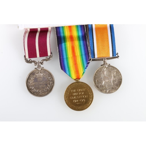 562 - Medals of S4-060366 Sergeant Tom G Chalmers of the Royal Army Service Corps comprising George V (bar... 