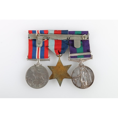 567 - Medals of 2818317 Private D Cox of the Seaforth Highlanders comprising George VI (INDIAE IMP obv. 19... 