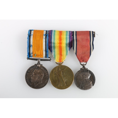 570 - Medals of 42649 Private T Braidwood of the Scottish Rifles comprising WWI British war medal and vict... 