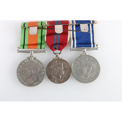 574 - Medals of Police Constable John Doran comprising George VI (FID DEF obv. 1949-1952) Police long serv... 