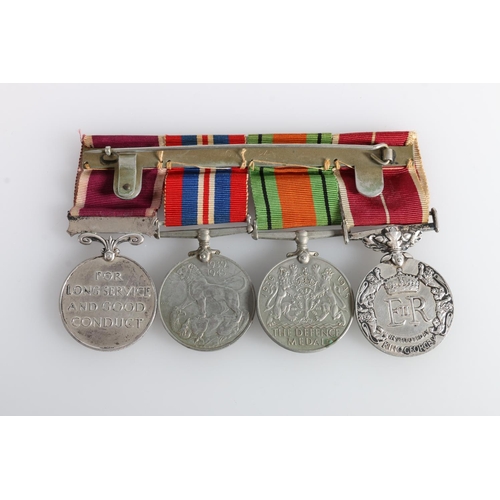 590 - Medals of 22304002 LOC Warrant Officer 2nd Class John H Richards of the Royal Artillery comprising E... 