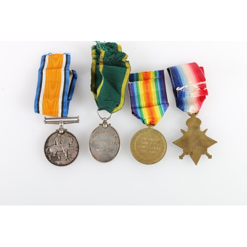 594 - Medals of 898 and 300056 Sergeant D McKinven of the 8th Argyll & Sutherland Highlanders comprisi... 