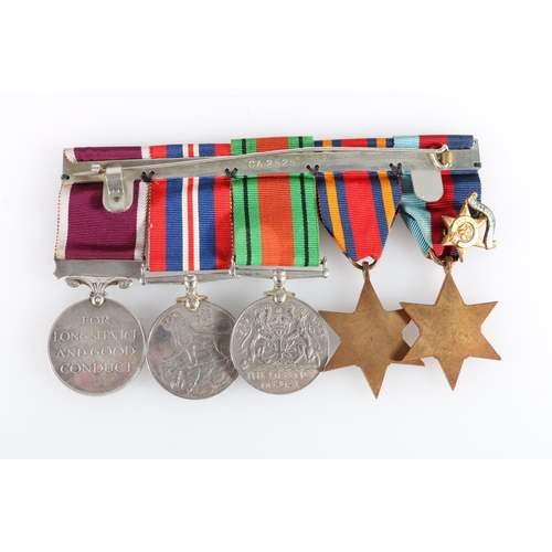 611 - Medals of 2924535 Sergeant W M Lumsden of the Cameron Highlanders comprising George VI (INDIAE IMP v... 