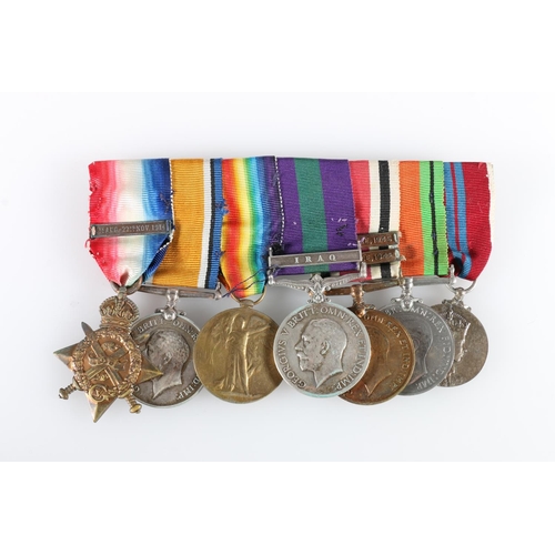 619 - Medals of 51209 Bomber then Lieutenant William Lawrie of the Royal Field Artillery also a Police Spe... 