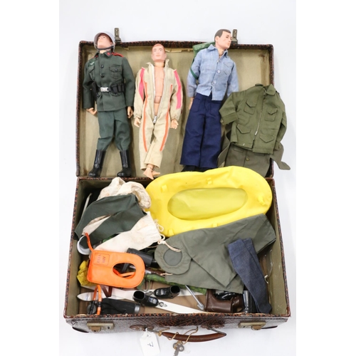 7 - Action Man and GI Joe interest, an action figure by Palitoy Hasbro dated 1964 to the reverse in Nazi... 
