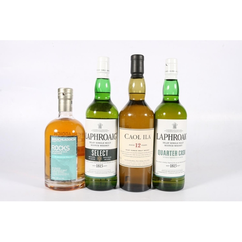 115 - Four bottles of Islay single malt Scotch whisky to include CAOL ILA 12 year old 70cl 43% abv., ... 