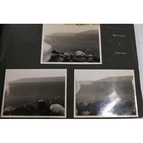 236 - An extensive collection of photographs and postcards across numerous albums. Images include Murrayfi... 