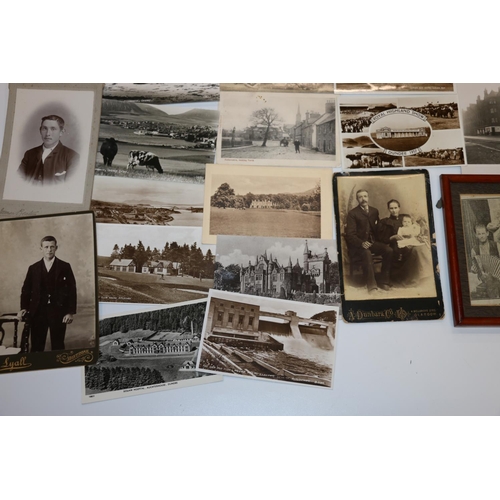 238 - Over 180 postcards, much Scottish topographical interest, cards include real photographic of a gentl... 