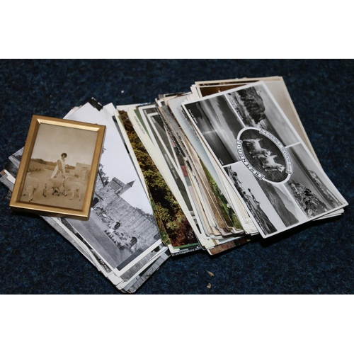 238 - Over 180 postcards, much Scottish topographical interest, cards include real photographic of a gentl... 