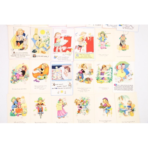 242 - Over 80 Mable Lucie Attwell postcards, most if not all are unused, by Valentines, Whiteholme Publish... 