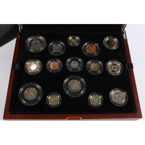 259 - The Royal Mint UNITED KINGDOM Elizabeth II premium proof coin collection 2013, a sixteen-coin set in... 