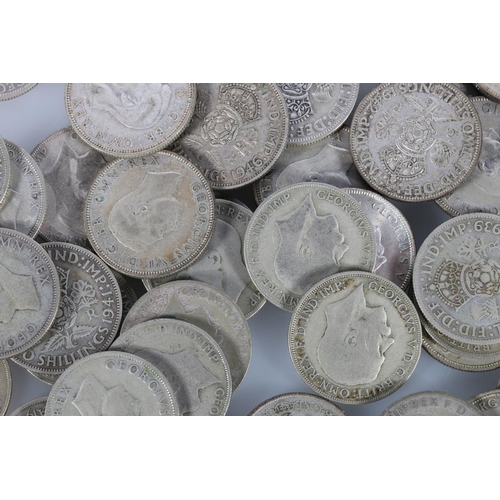 292 - UNITED KINGDOM 500 grade silver (1920-1946) to include 64 florins, 710g.