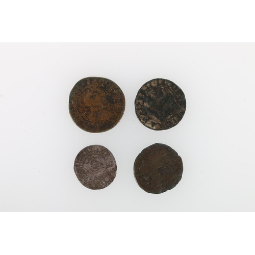 319 - SCOTLAND King James VI (1567-1625) hardhead S5518, twopence S5521, two pence S5523 and two shillings... 