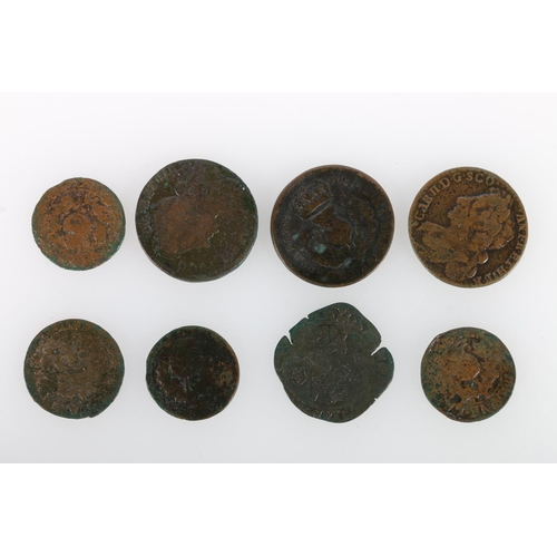 321 - SCOTLAND King James IV (1488-1513) plack S5349?, Charles I (1625-1649) turner S5602, another, Charle... 