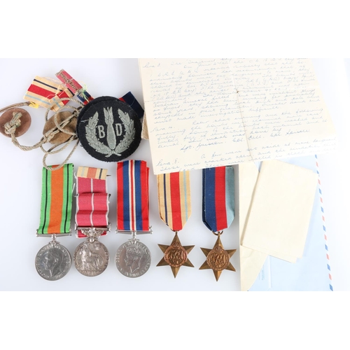 612 - Medals of 534766 Sergeant John W K Gritton BEM of the Royal Air Force comprising George VI (GRI) Med... 