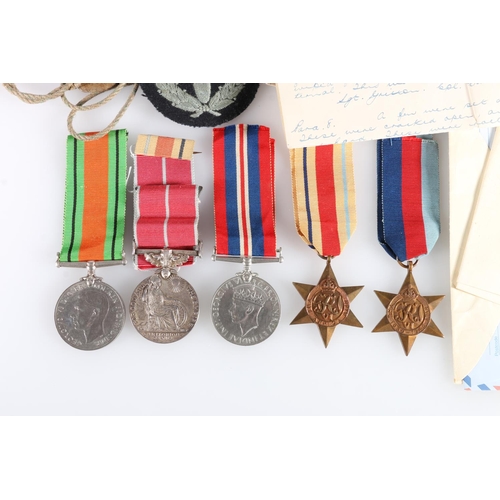 612 - Medals of 534766 Sergeant John W K Gritton BEM of the Royal Air Force comprising George VI (GRI) Med... 