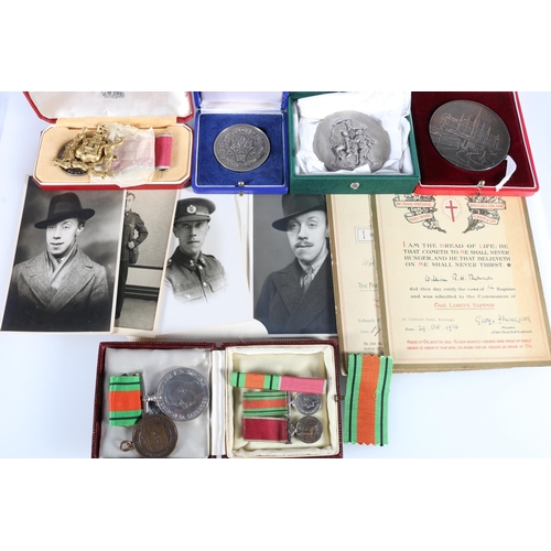 613 - Medals of William Robert Herriot Thomson BEM comprising Elizabeth II Medal of the Order of the Briti... 