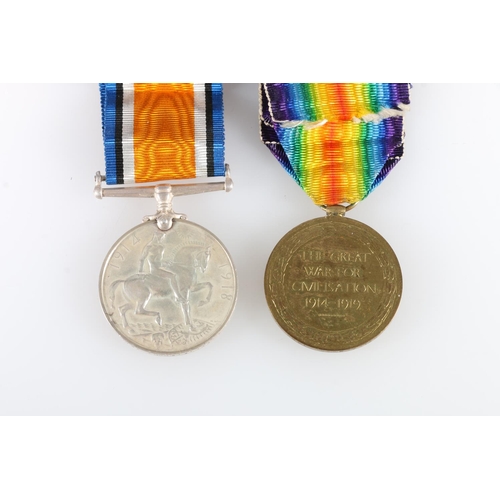 660 - Medals of 305056 Acting Corporal A Wood of the Tank Corps comprising WWI war medal and Victory medal... 