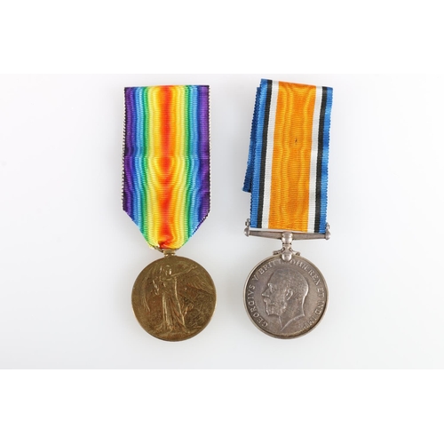 667 - Medals of A Jameson comprising WWI war medal and Victory medal [A JAMESON), (2)