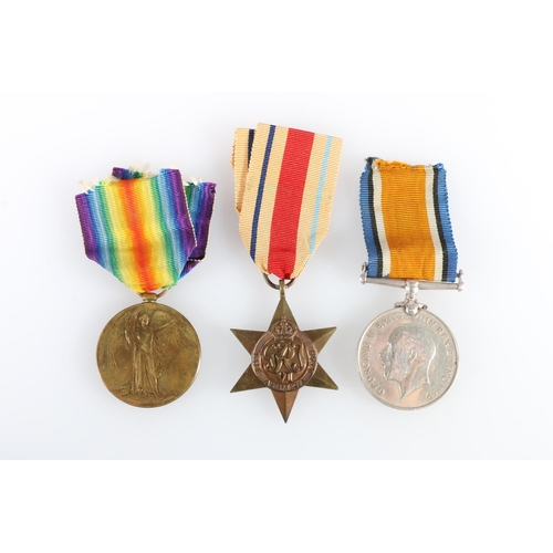 669 - Medals of 8227 Private J Gordon of the King's Own Scottish Borderers comprising WWI war medal and Vi... 