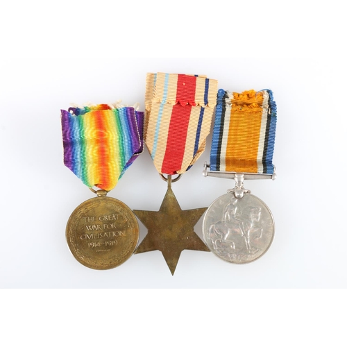 669 - Medals of 8227 Private J Gordon of the King's Own Scottish Borderers comprising WWI war medal and Vi... 