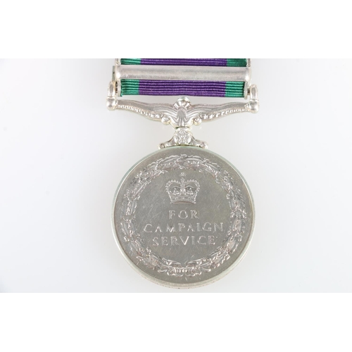 689 - Medal of 24000501 Guardsman J T Murray of the Scots Guards comprising Elizabeth II General Service m... 