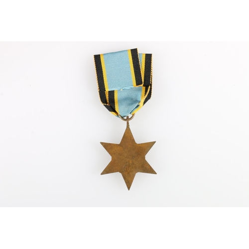 693 - WWII Air Crew Europe star, appears genuine with W correctly positioned, shorted middle bar on the E,... 