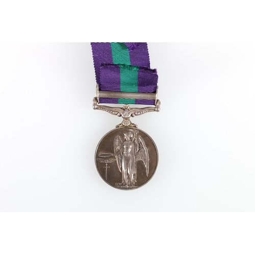 749 - Medal of 23245004 Private E J McDonald of the Queen's Own Cameron Highlanders comprising Elizabeth I... 