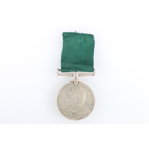 774 - Medal of 4 Staff Sergeant C Lambie of the Royal Army Medical Corps Volunteers comprising Edward VII ... 