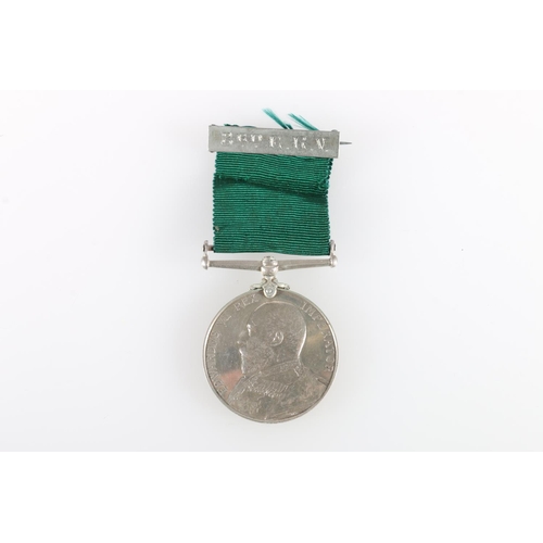 777 - Medal of 5286 Private R Lawrie of the 4th Volunteer Battalion Royal Scots comprising Edward VII Volu... 