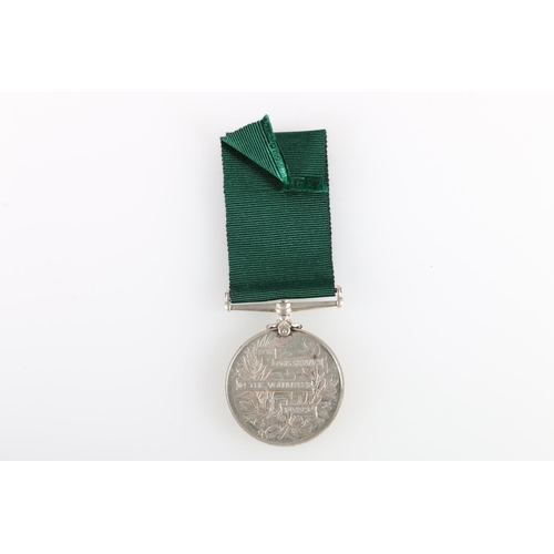 780 - Medal of 6909 Armourer Sergeant J E Martin of the 5th Volunteer Battalion Highland Light Infantry co... 