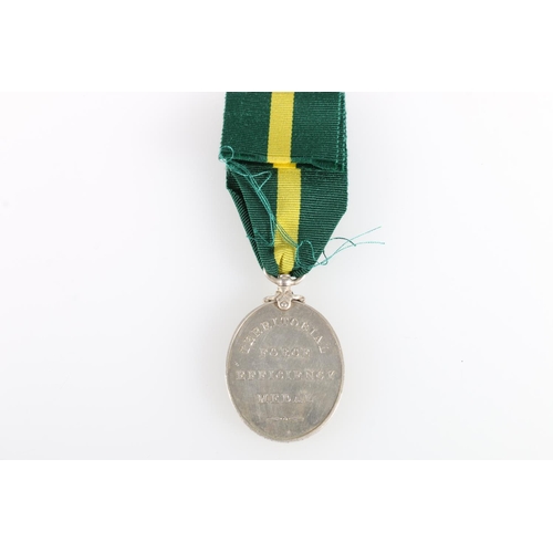 793 - Medal of 1 Corporal R Watt of the Forth Royal Garrison Artillery comprising Edward VII Territorial F... 