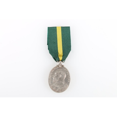 794 - Medal of 6 Sergeant G Lindsay of the Forth & Clyde Royal Garrison Artillery comprising Edward VII Te... 