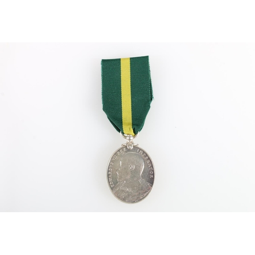 798 - Medal of 80 Sergeant D Forbes of the 7th Battalion Highland Light Infantry comprising Edward VII Ter... 