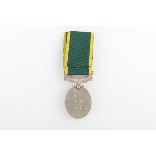 809 - Medal of 7876540 Sergeant D C Lamb of the Royal Tank Corps comprising George V Efficiency medal with... 