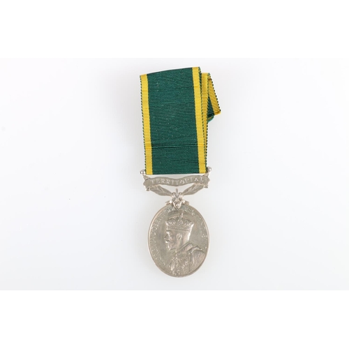 811 - Medal of 3764150 Private G L Metcalf of the 10th Battalion The King's Regiment comprising George V E... 