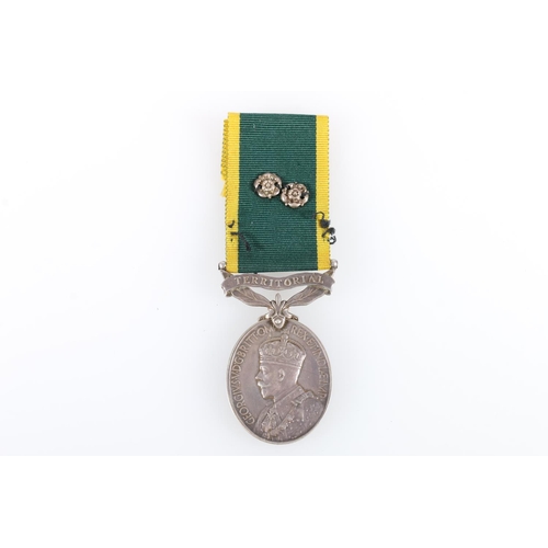 812 - Medal of 7339415 Sergeant J A Watson of the Royal Army Medical Corps comprising George V Efficiency ... 