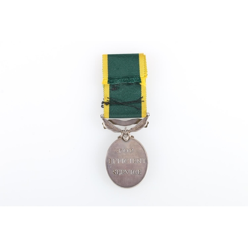 812 - Medal of 7339415 Sergeant J A Watson of the Royal Army Medical Corps comprising George V Efficiency ... 