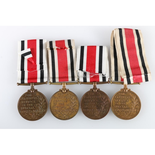 829 - Medal of John Gilchrist of the Police Special Constabulary comprising George VI (Coinage profile IND... 