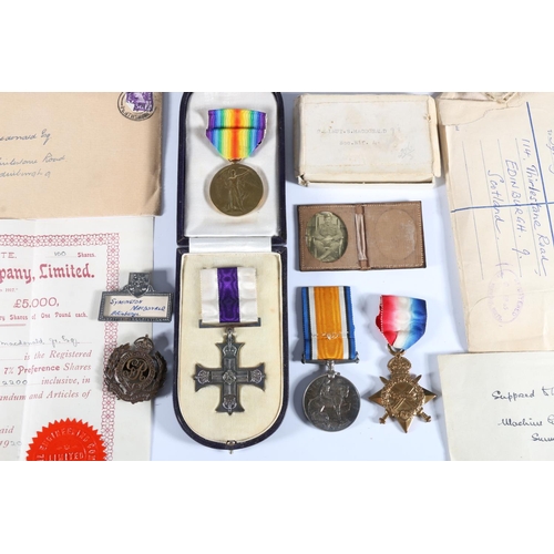 858 - The medals of Captain Symington Macdonald of the 3rd Battalion The Cameronians Scottish Rifles to in... 