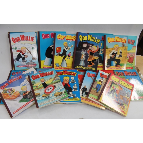 19 - 22 DC Thomson Oor Wullie annuals to include 1965, 1967, 1969, 1971, 1973, 1975, 1977, 1979, 1981, 19... 