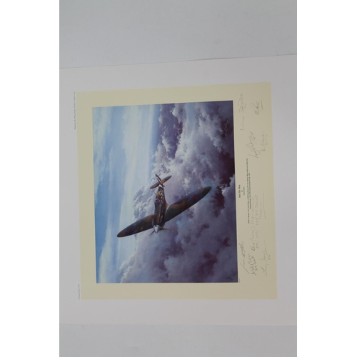 894 - SIMON WILLIAM ATACK (b1957), Into The Blue, print, pencil signed limited edition 31/500, published b... 