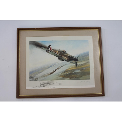 898 - ROBERT TAYLOR (b1951), Battle Of Britain VC, print, pencil signed and dated '84, image size 31cm x 4... 