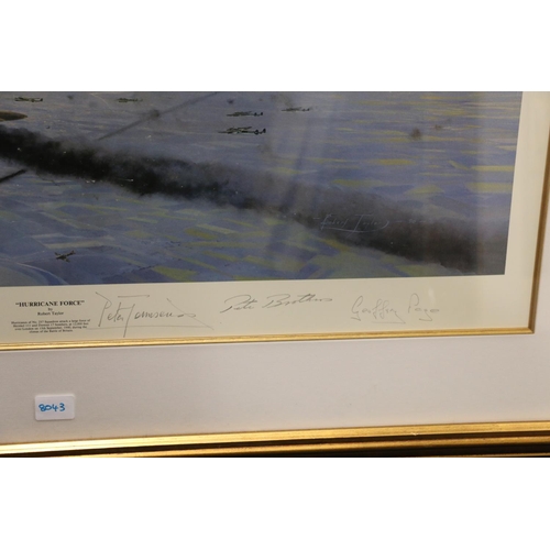 910 - ROBERT TAYLOR (b1951), Hurricane Force, print, pencil signed by the artist and four further sig... 