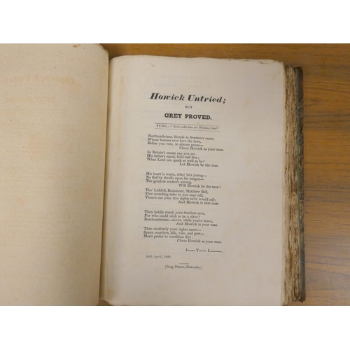 145 - LIDDELL. BELL. BEAUMONT. HOWICK. (Election Candidates).   Addresses, Squibs, Periodicals, Songs, Spe... 