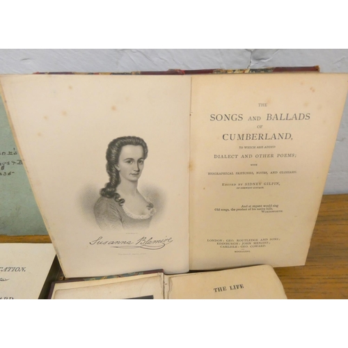 148 - RAYSON JOHN, of Aglionby.  Miscellaneous Poems, Songs & Ballads in the Cumberland Dialect. 144pp... 