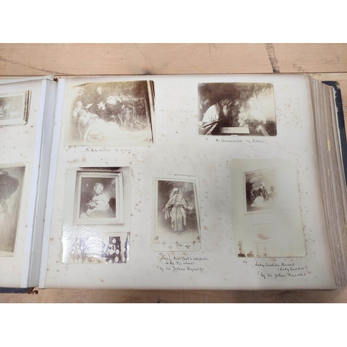 10 - Photographs. Residences. North Africa. Rubbed half morocco oblong quarto album with large loose... 