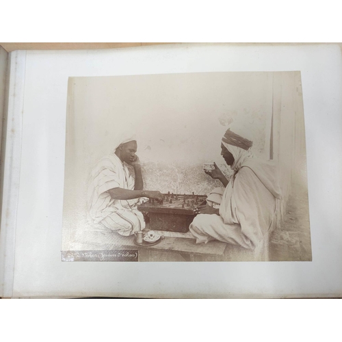 15 - Photographs. Various. India. Folio album, poor. cond. & lacking upper brd., cont. approx. 100 ph... 
