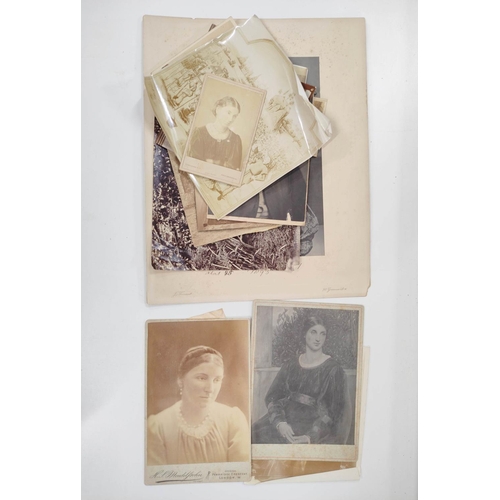 51 - Photographs. Various photographs including Winifred Nicholson, Burne Jones, historical art, etc.... 