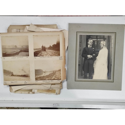 55 - Photographs. Collection of framed and loose photographs relating to the Howard family including Char... 